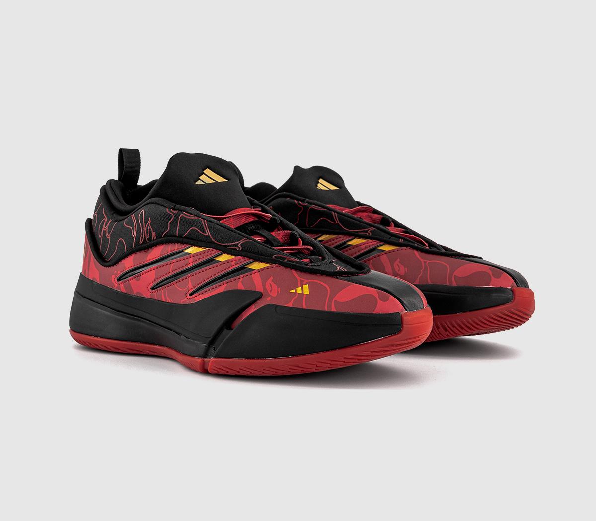 adidasDame 9 x BAPE TrainersBetter Scarlet Core Black Gold Met
