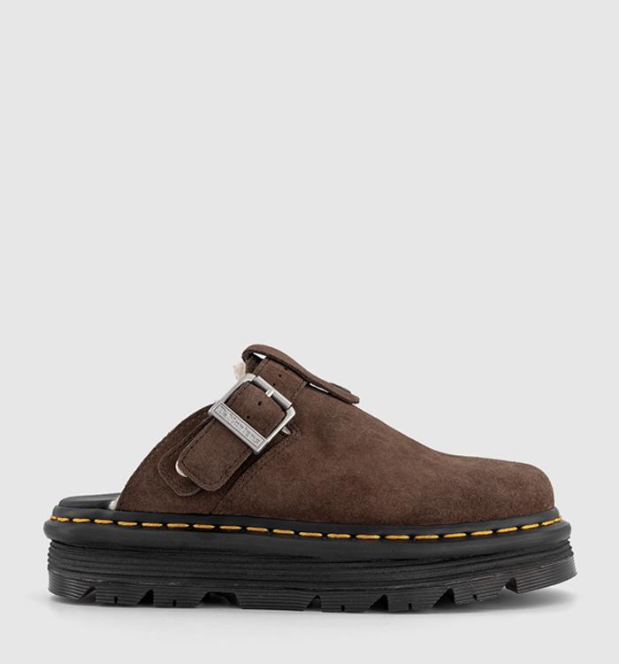 Dr. Martens Zebzag Mules WL Brown