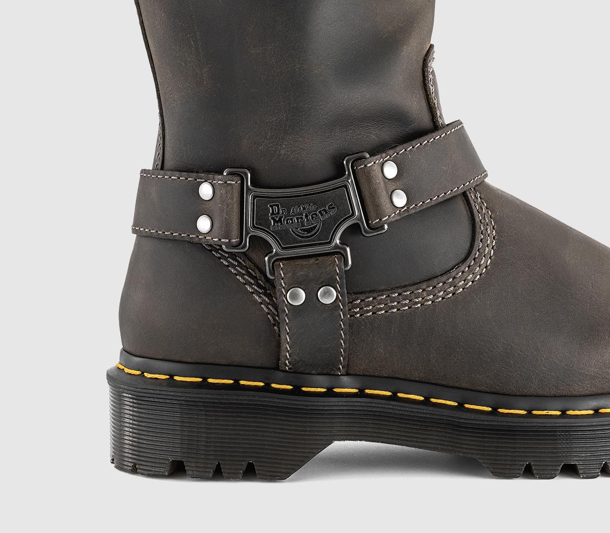 Dr. MartensAnistone Hi BootsCharcoal Grey Burnished