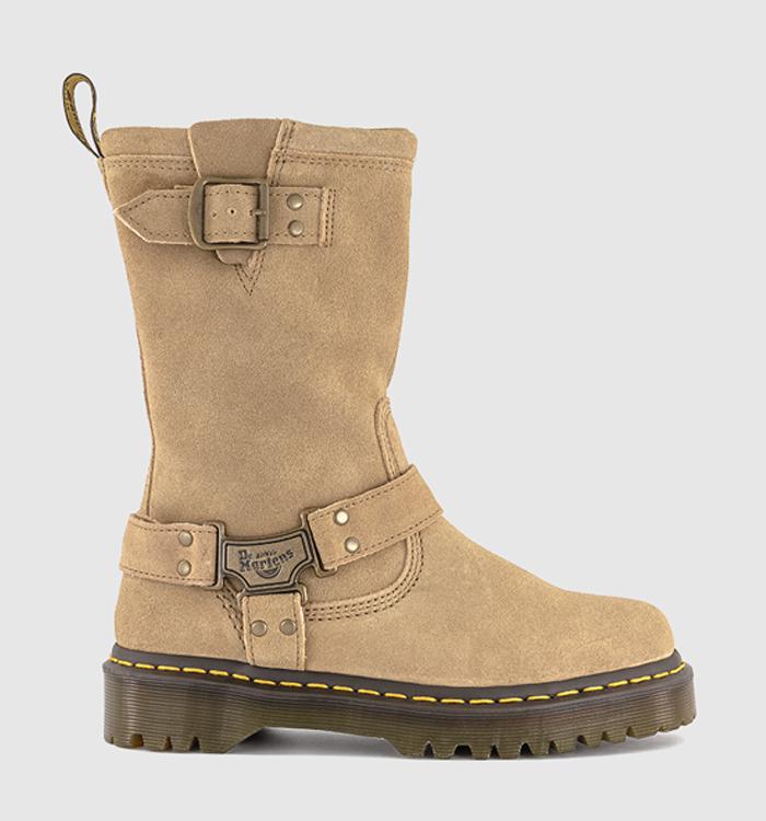 Dr. Martens Anistone Hi Boots Savannah Tan Suede