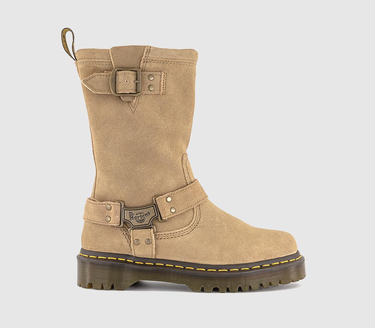 Dr. MartensAnistone Hi BootsSavannah Tan Suede