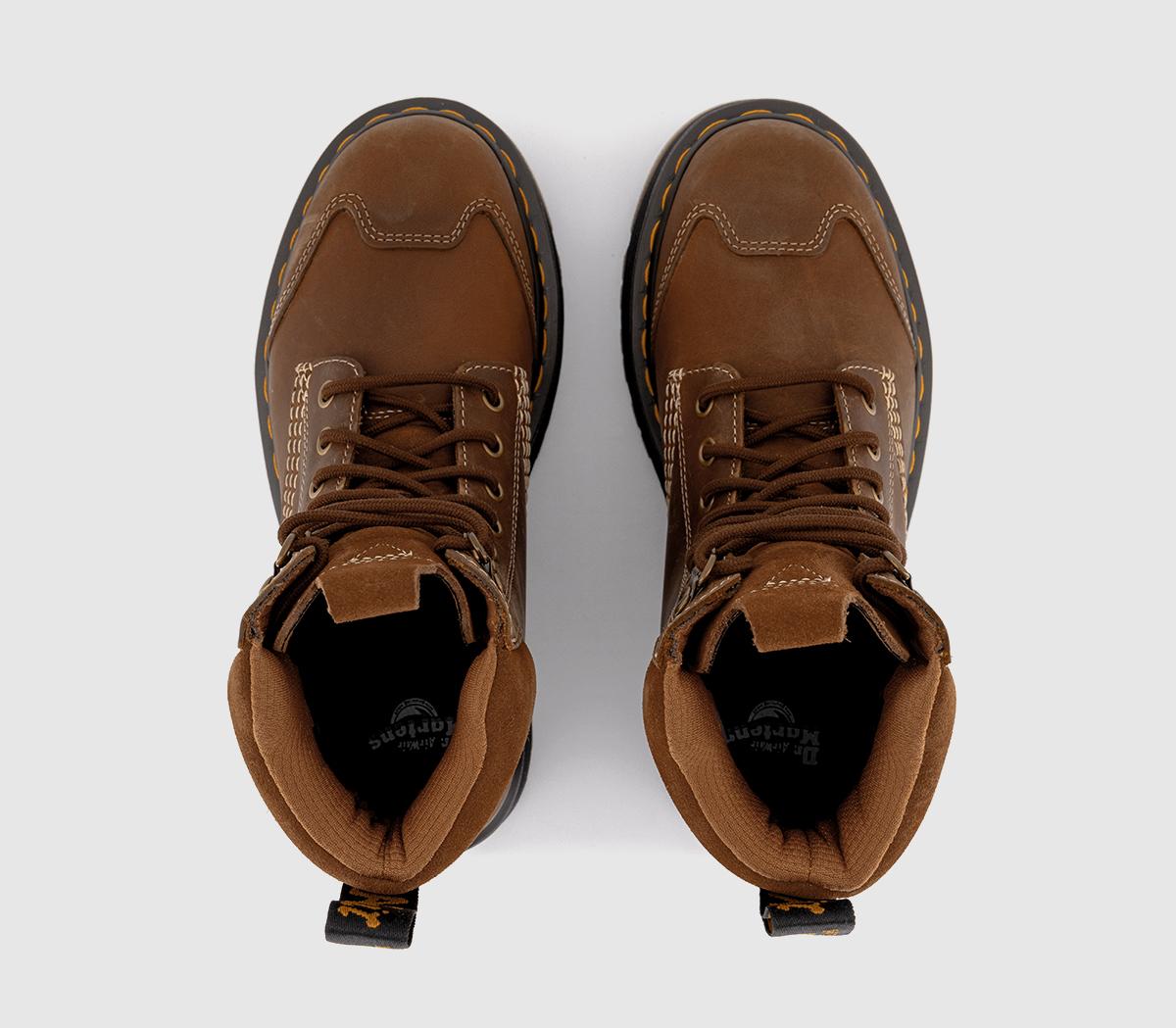 Dr. MartensZebzag 8 Tie Boots Dr. MartensZebzag 8 Tie BootsClassic Tan