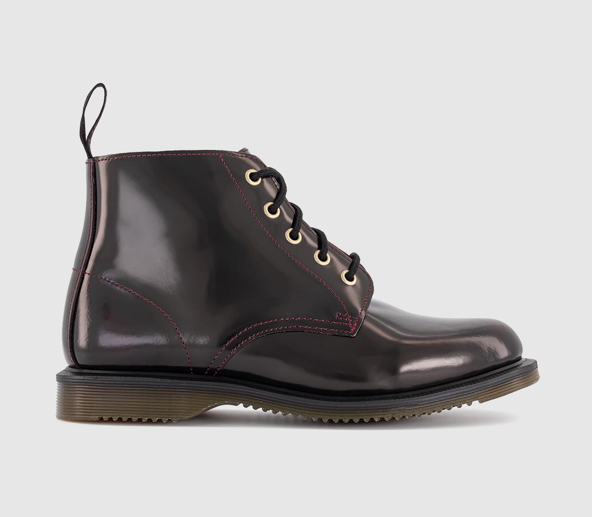 Dr. Martens Emmeline Ankle Boots Cherry Red Arcadia Women s Ankle Boots