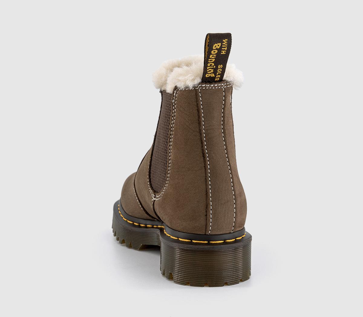 Dr. Martens2976 WP Fur Lined Boots Dr. Martens2976 WP Fur Lined BootsDark Khaki Buttersoft