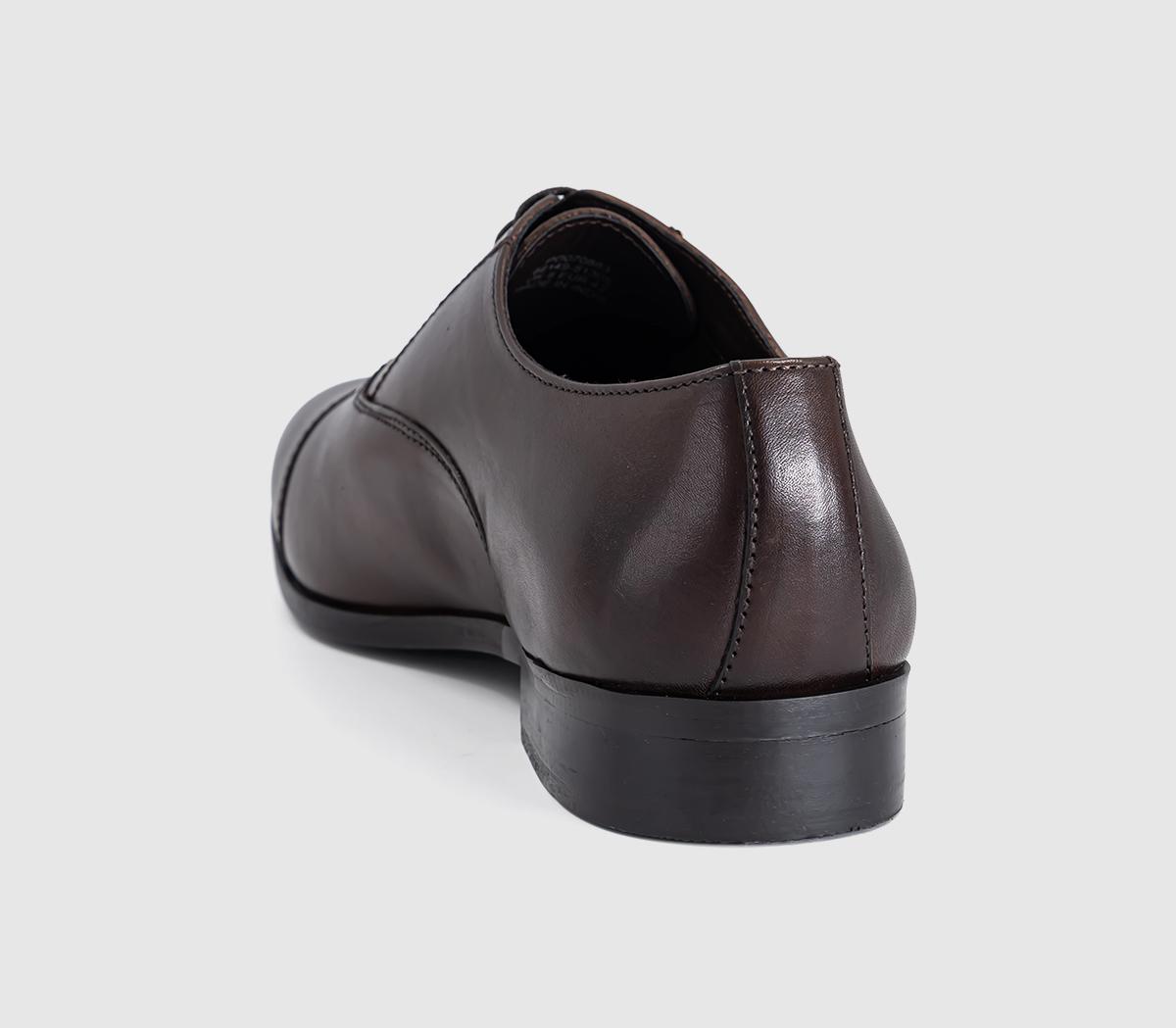 OFFICEMagic Toecap Oxford ShoesNew Brown Leather