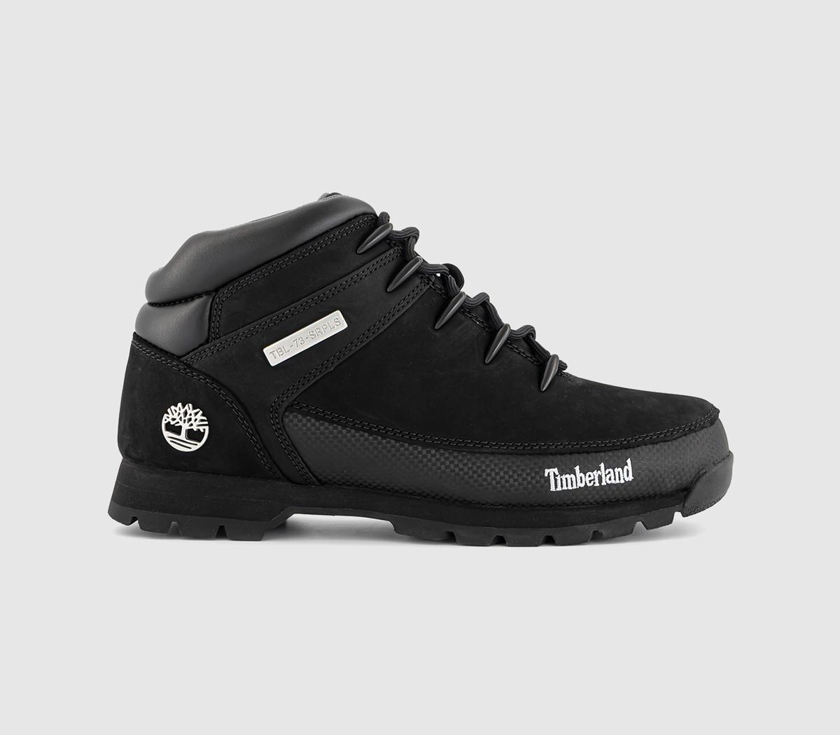 Timberland Euro Sprint Boots  Black in Men's Size 10, Office Shoes