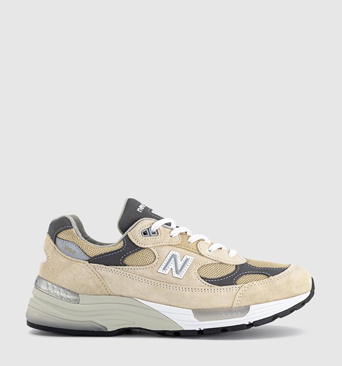New Balance 992 'Made in USA' Trainers Tan Beige
