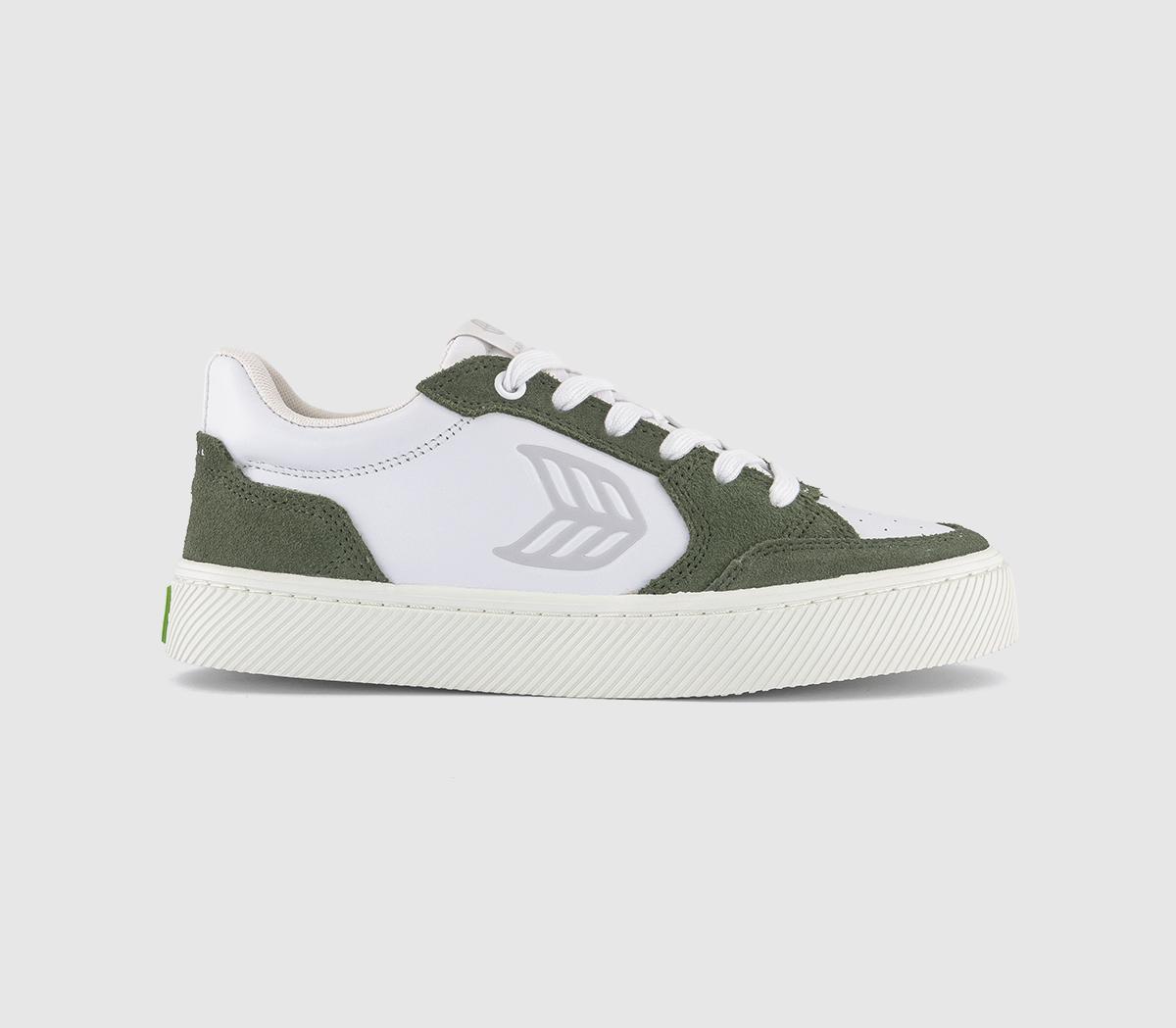 CARIUMAValley Trainers CARIUMAValley TrainersLeather Suede White Bronze Green Ice