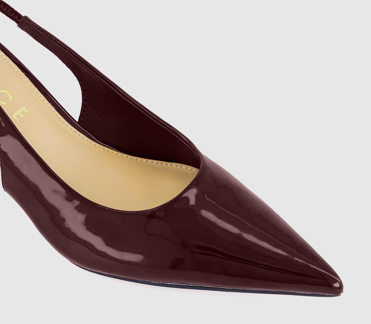 OFFICEMillion Slingback Kitten Heels OFFICEMillion Slingback Kitten HeelsBerry Red