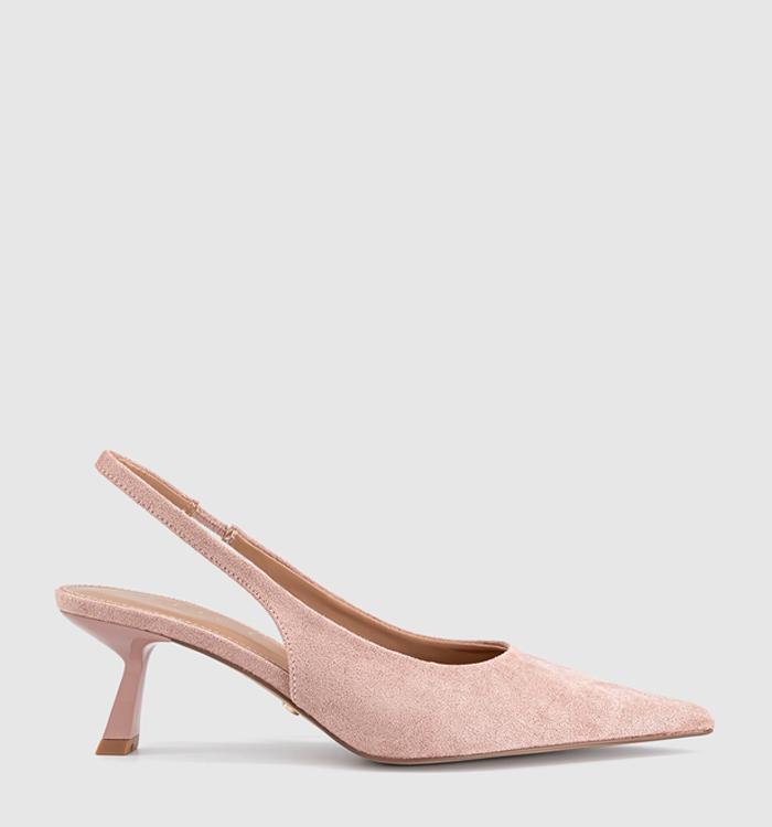 OFFICE Million Slingback Kitten Heels Pink