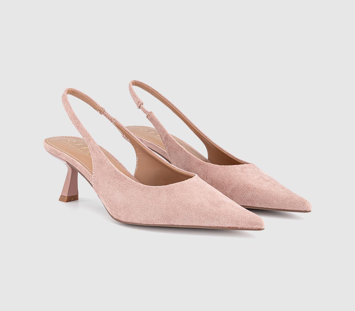 OFFICEMillion Slingback Kitten HeelsPink