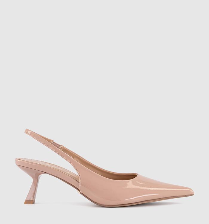 OFFICE Million Slingback Kitten Heels Blush