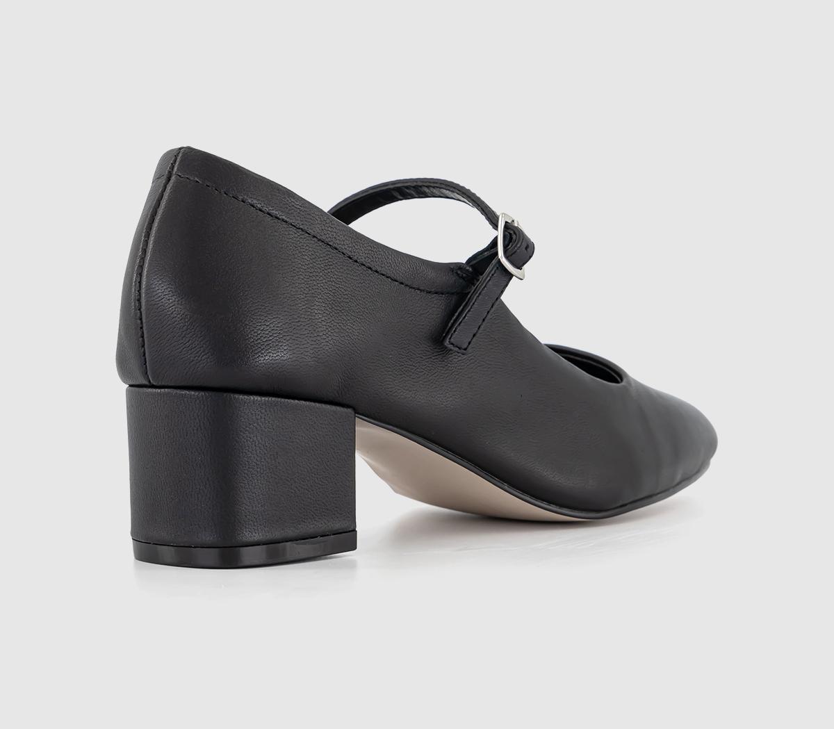 OFFICEMessage Unlined Mary Jane Heels OFFICEMessage Unlined Mary Jane HeelsBlack Leather