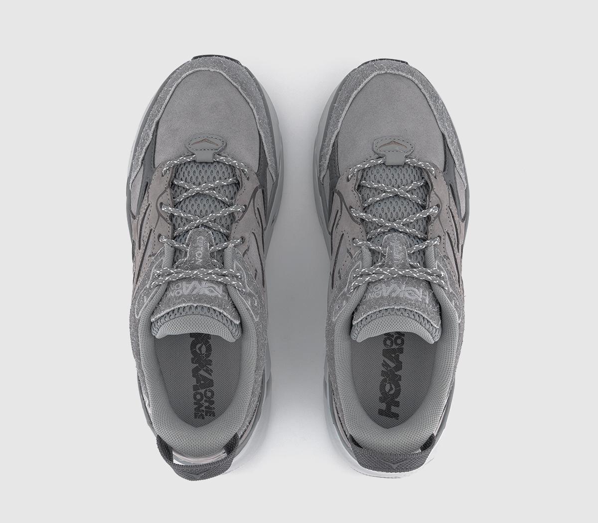 HOKAClifton L TrainersGalactic Grey Satellite Grey