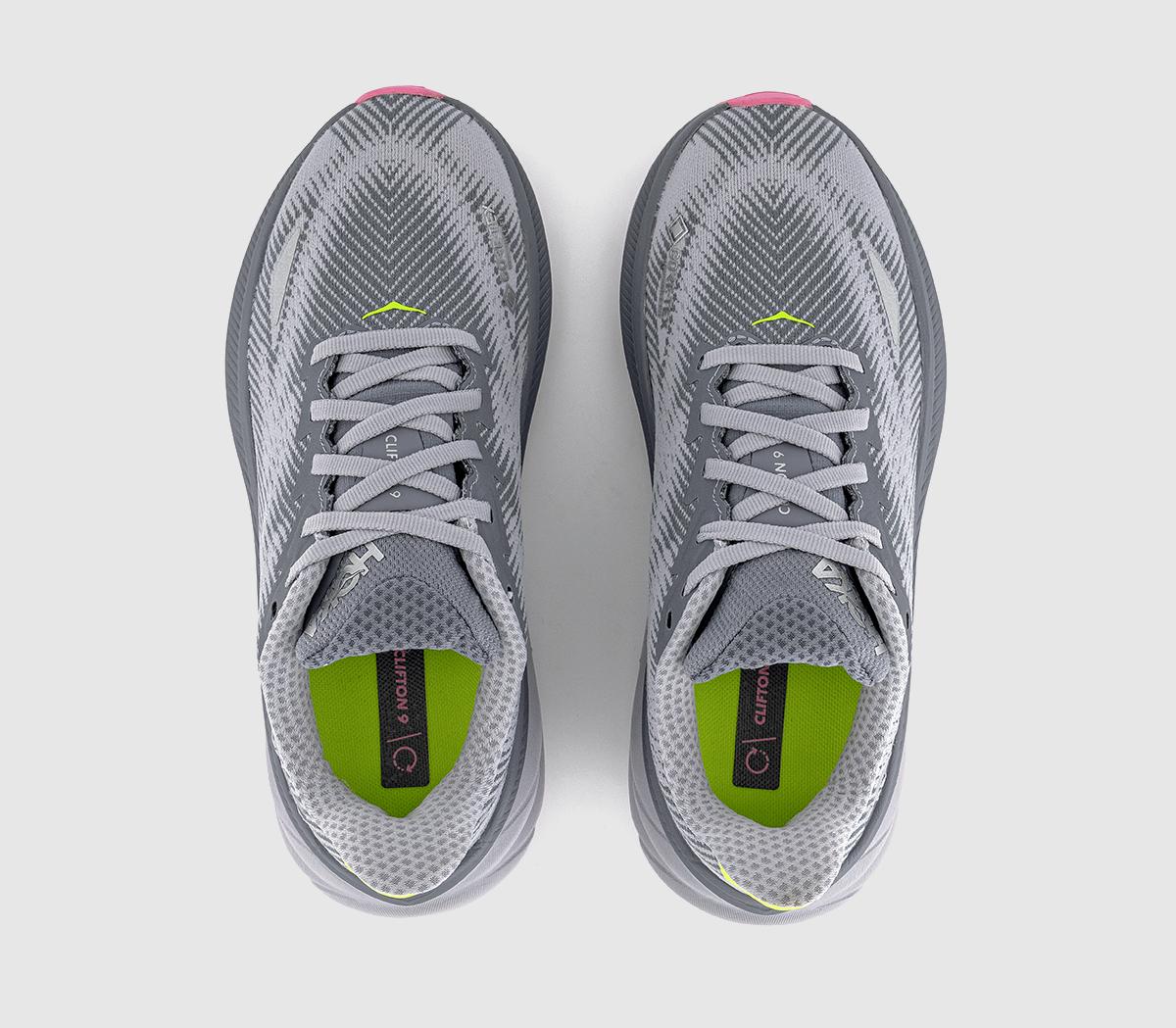 HOKAClifton 9 GTX TrainersGrey Skies Foggy Grey