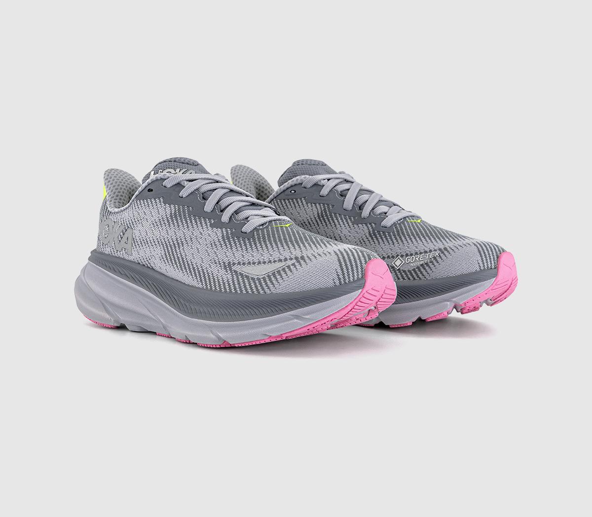 HOKAClifton 9 GTX TrainersGrey Skies Foggy Grey