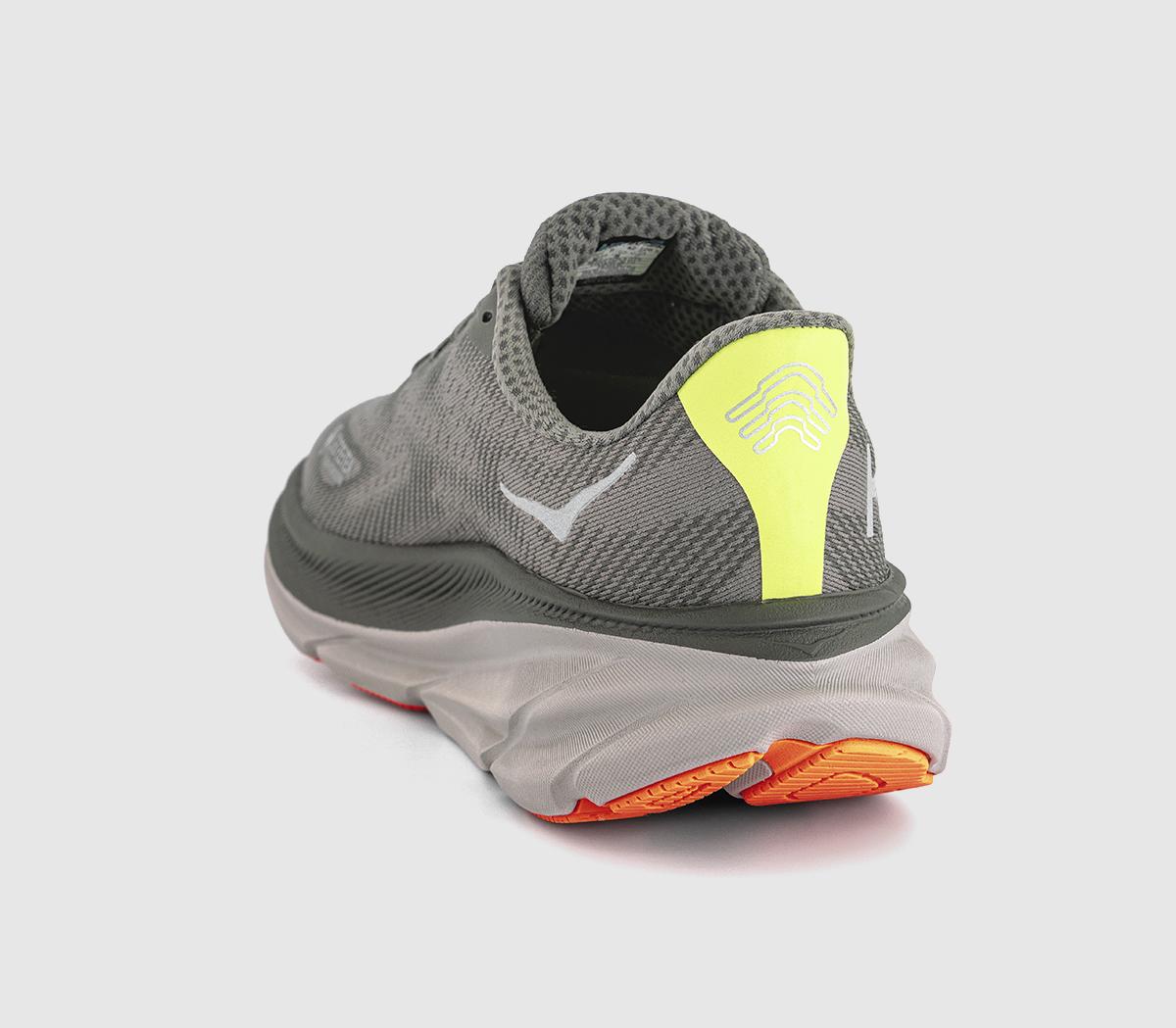 HOKAClifton 9 GTX TrainersAsphalt Grey Gravel