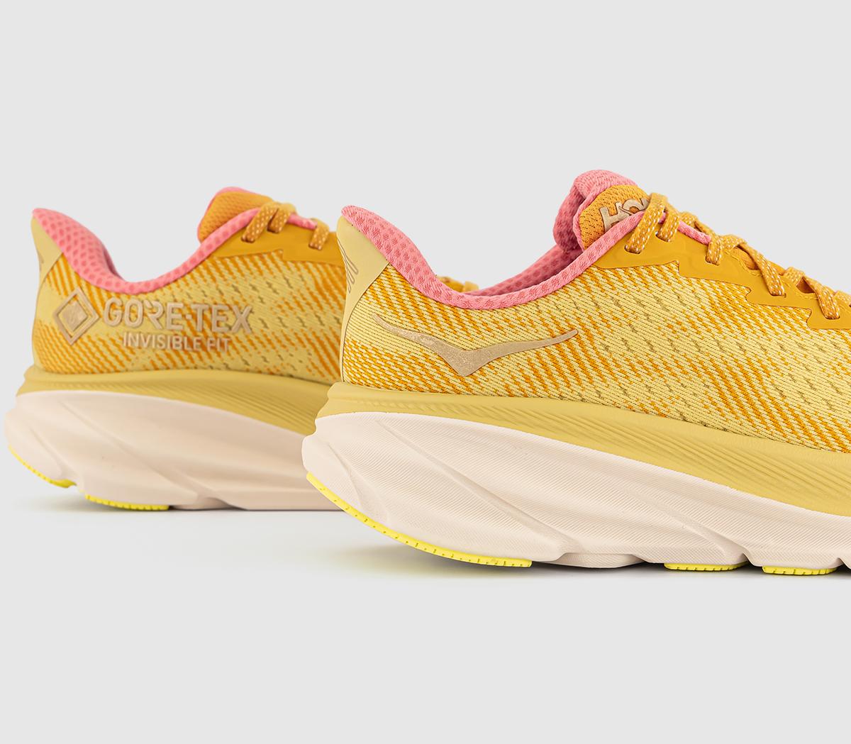 HOKAClifton 9 GTX TrainersVarsity Yellow Vanilla