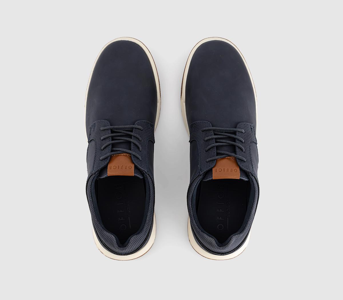 OFFICEClaude Hybrid Wedge Laceup ShoesNavy
