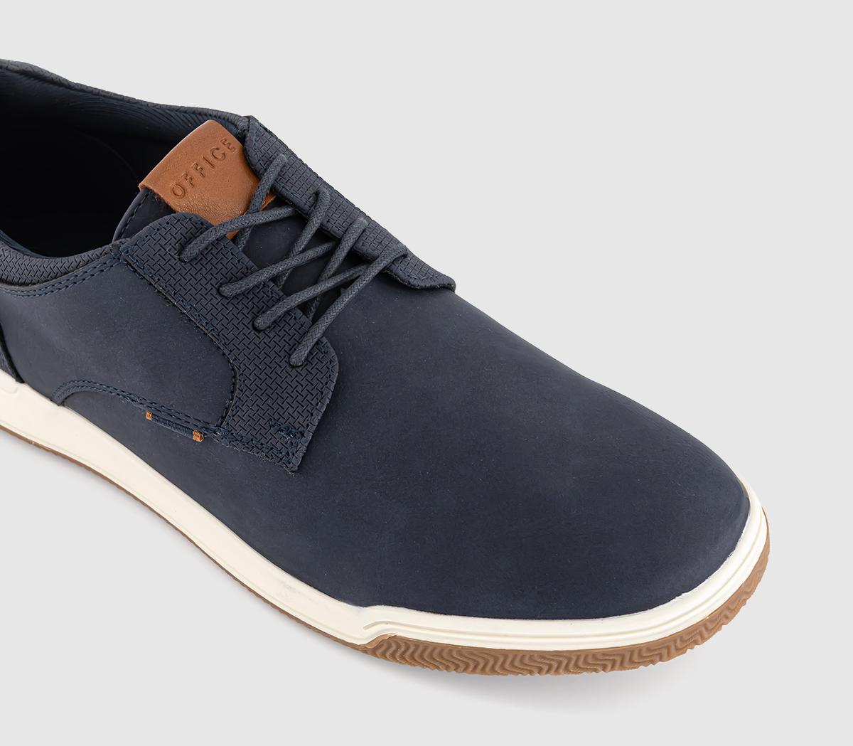 OFFICEClaude Hybrid Wedge Laceup ShoesNavy