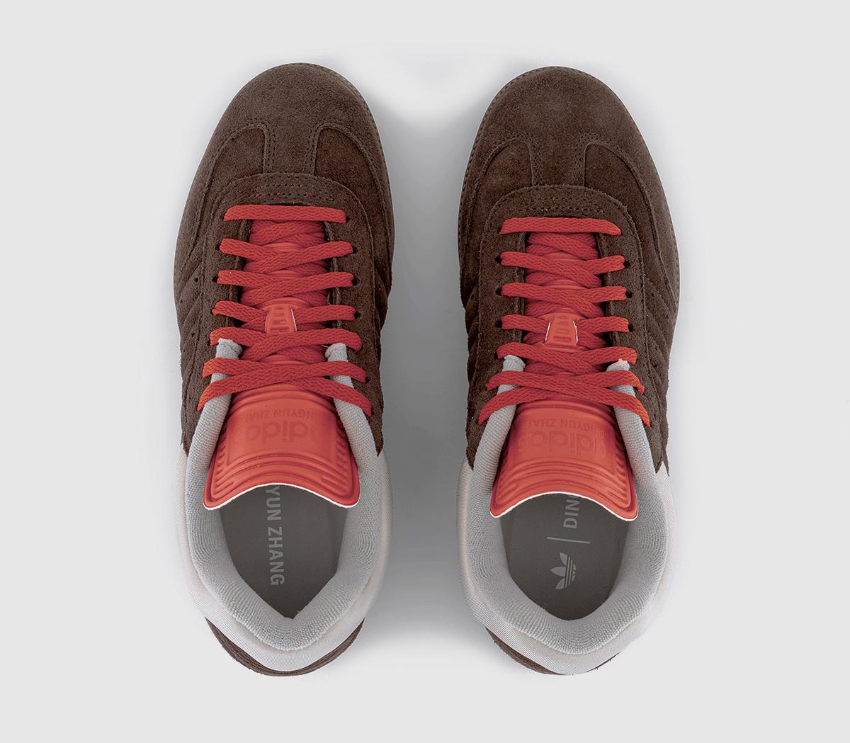 adidas ConsortiumDYZ Samba Trainers Brown Oxide Brown Oxide Surf Red