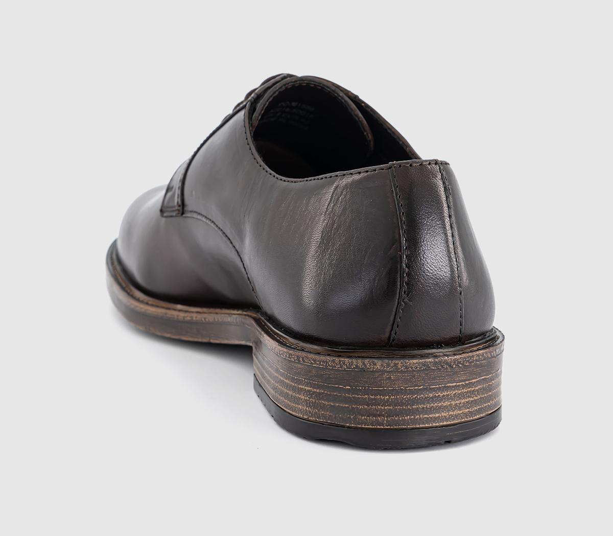 OFFICECurtis Leather Derby Shoes OFFICECurtis Leather Derby ShoesBrown Leather
