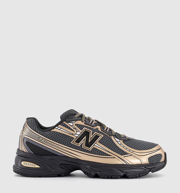 New Balance 740 V2 Trainers Black Gold