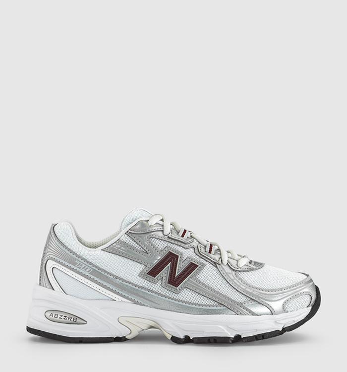 New Balance 740 V2 Trainers White Silver Metallic Black