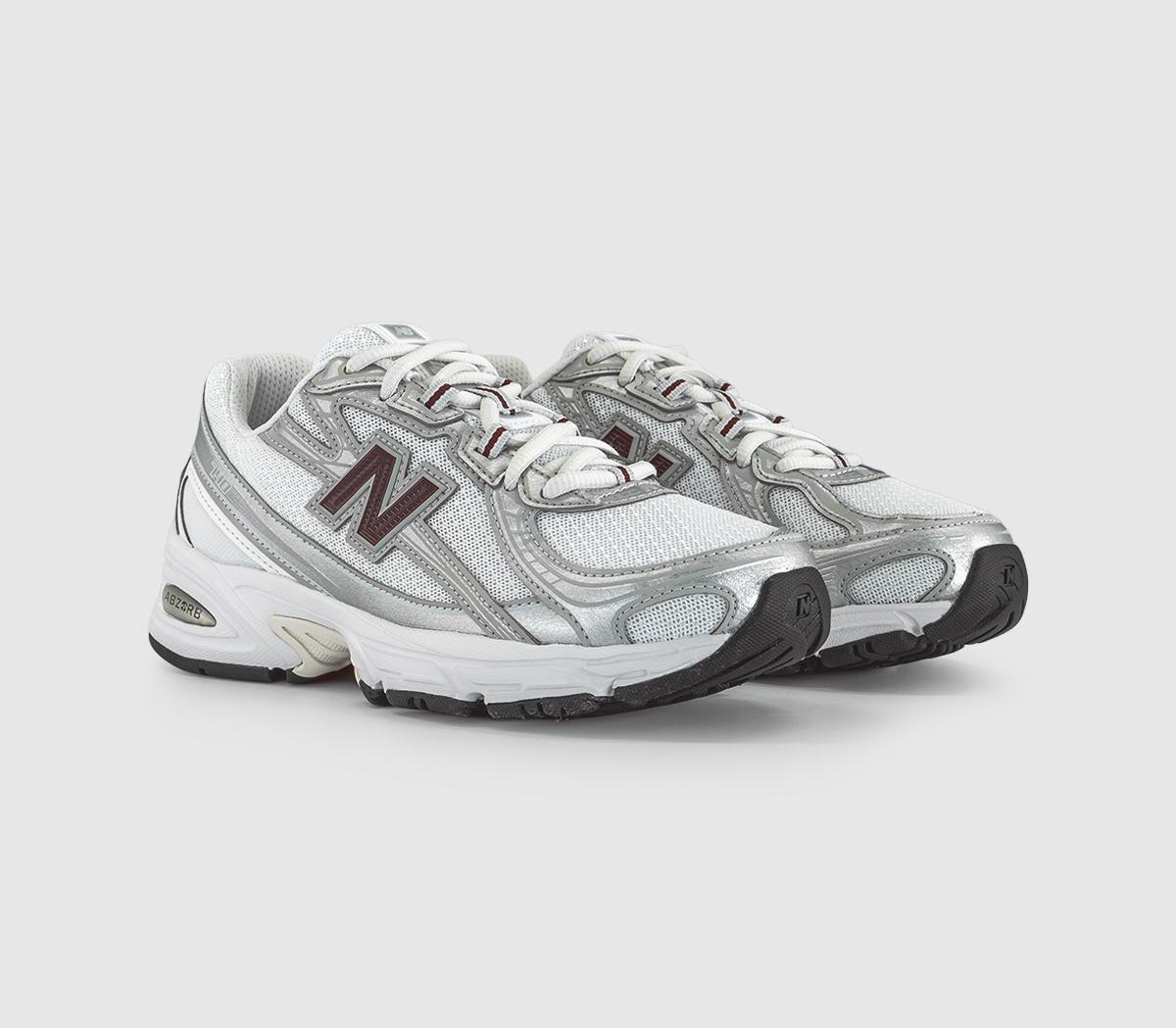 New Balance740 V2 TrainersWhite Silver Metallic Black