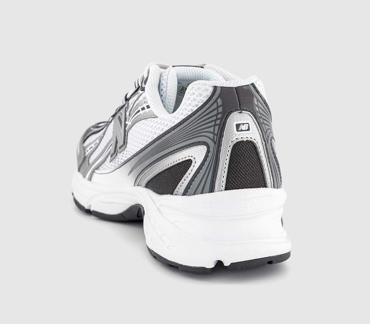 New Balance740 TrainersWhite Black Silver Metallic