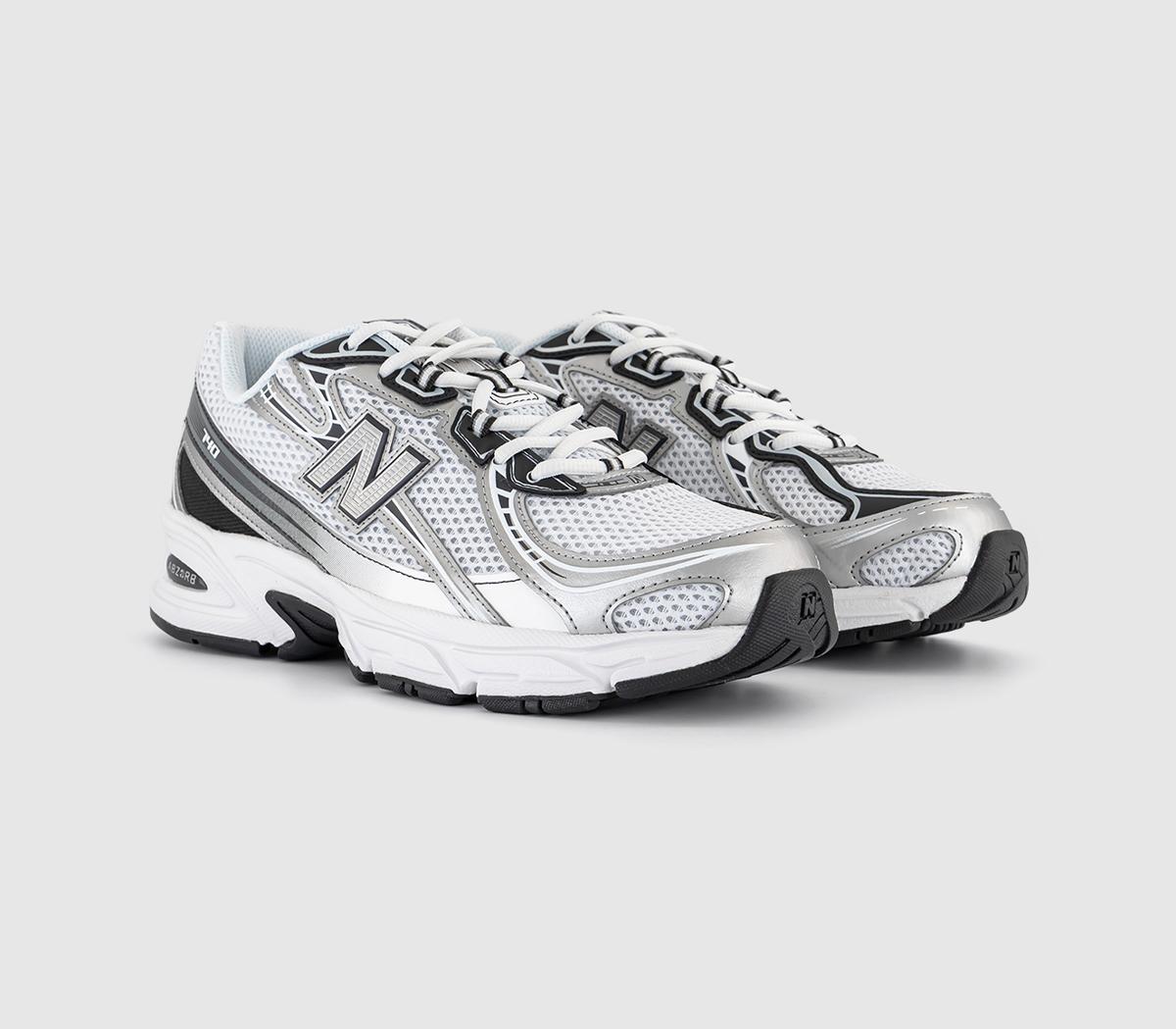 New Balance740 TrainersWhite Black Silver Metallic