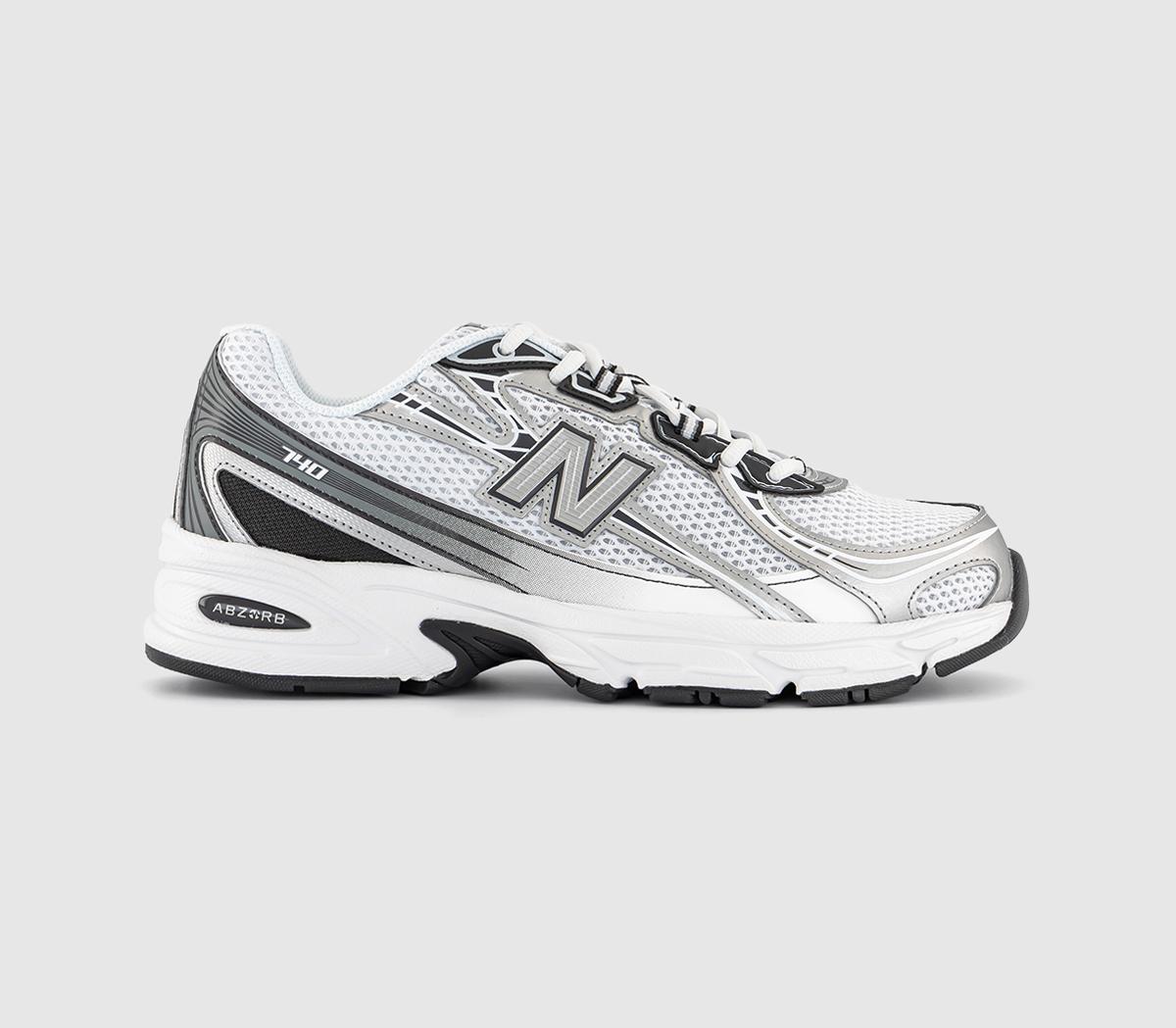 New Balance740 TrainersWhite Black Silver Metallic