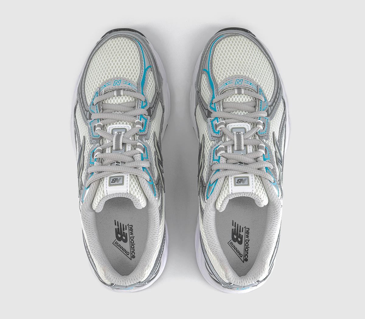 New Balance 740 V2 Trainers White Castlerock Metallic - Unisex Sports