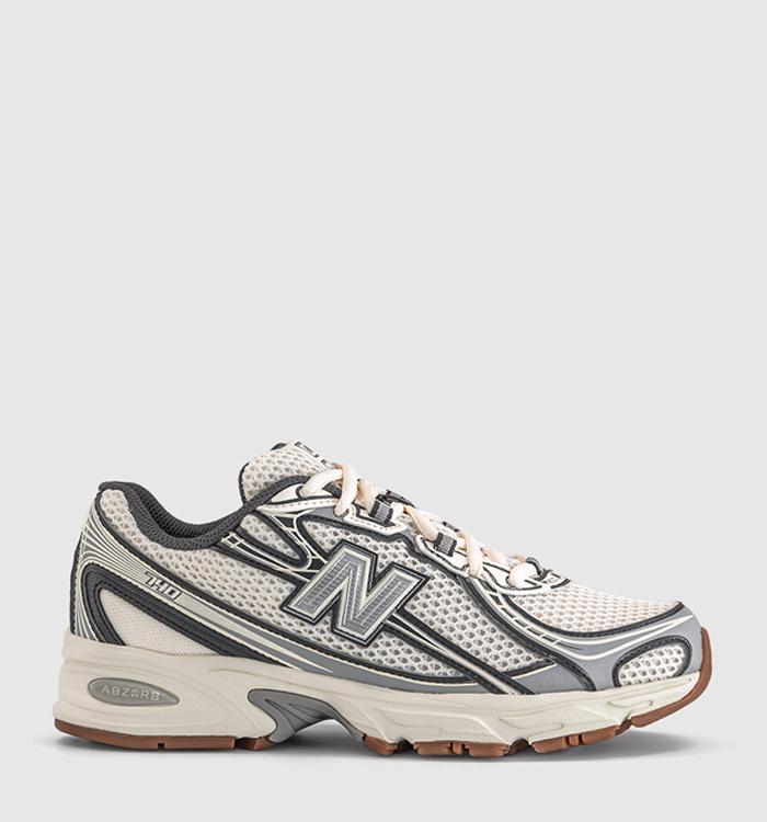 New Balance 740 V2 Trainers Metallic White Black