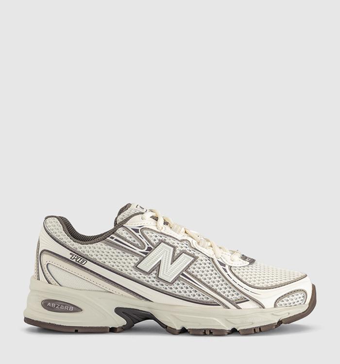 New Balance 740 V2 Trainers Metallic White Brown