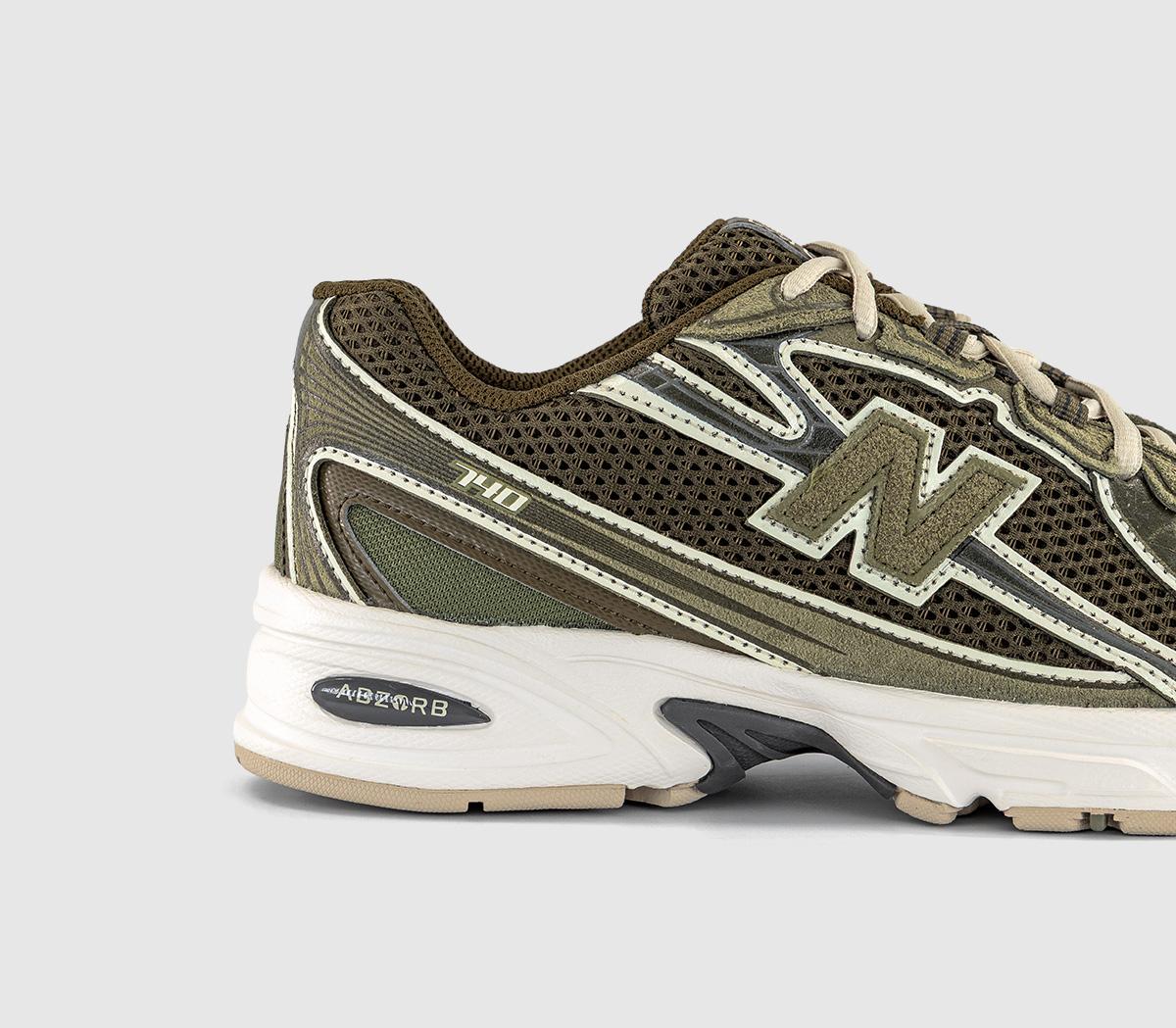 New Balance740 V2 TrainersBrown Khaki White