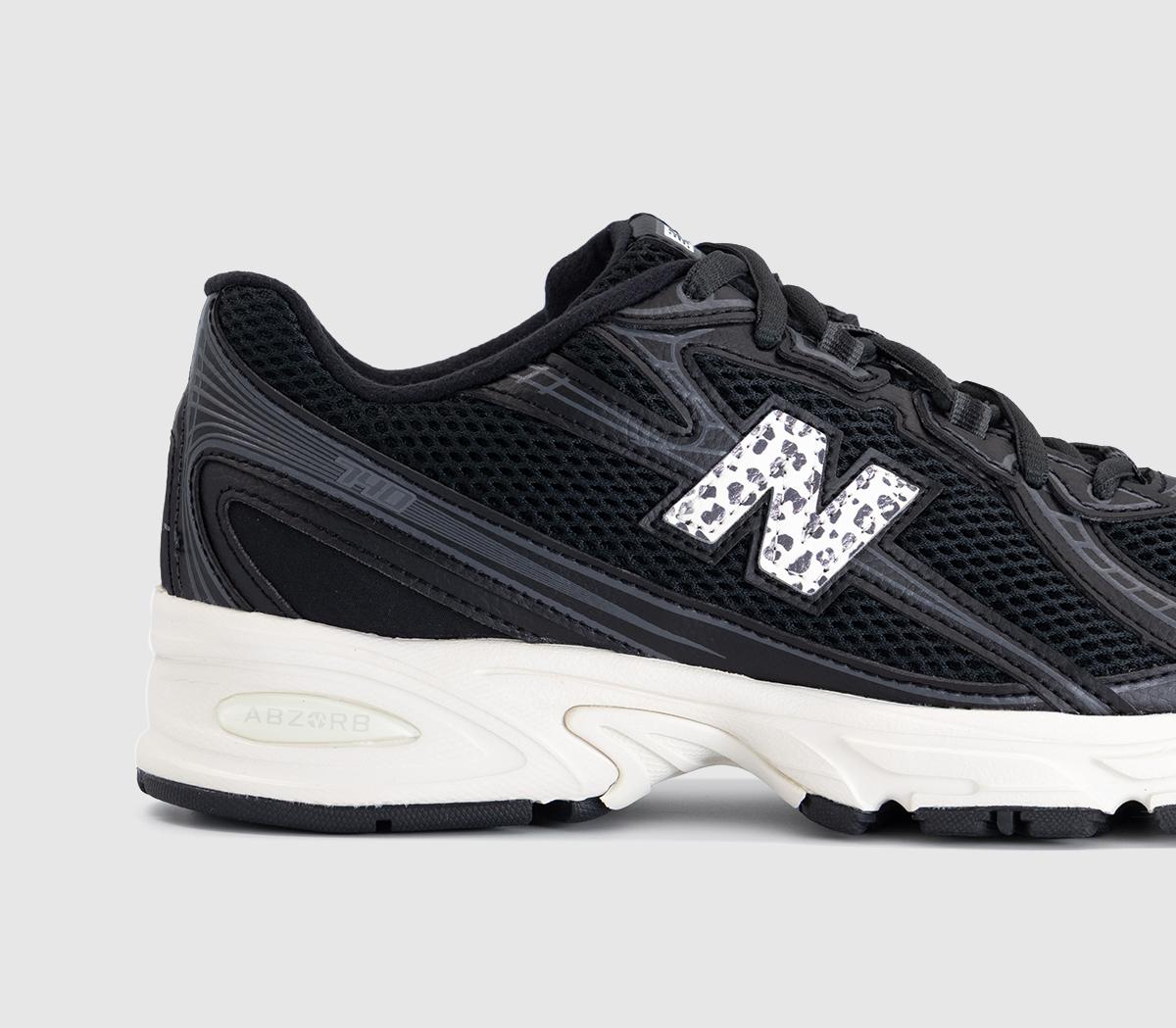 New Balance740 V2 TrainersBlack Sea Salt Leopard