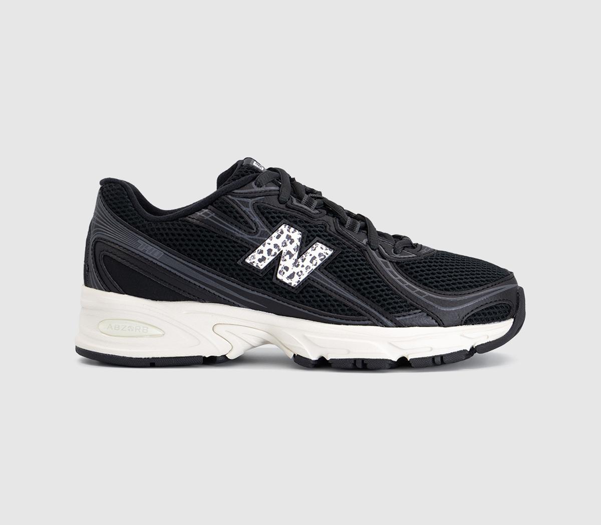 New Balance740 V2 TrainersBlack Sea Salt Leopard