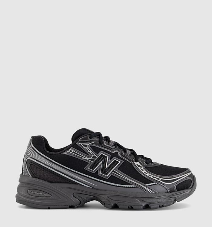 New Balance 740 V2 Trainers Black Black Cement