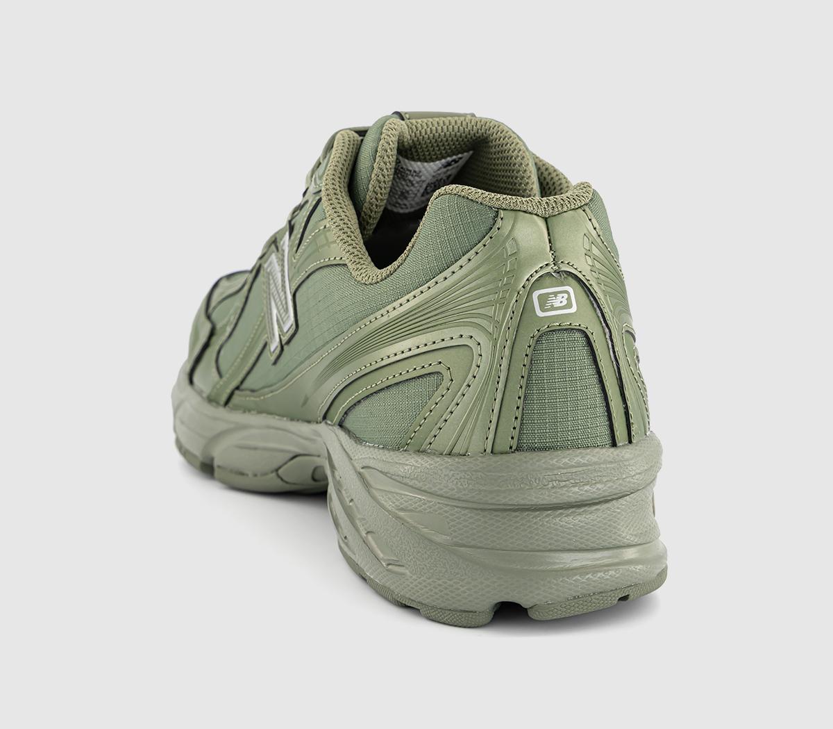 New Balance 740 V2 Trainers Dark Green Olivine - Men's Trainers