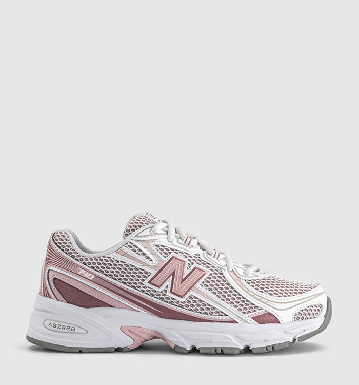 New Balance 740 V2 Trainers Rosewood White