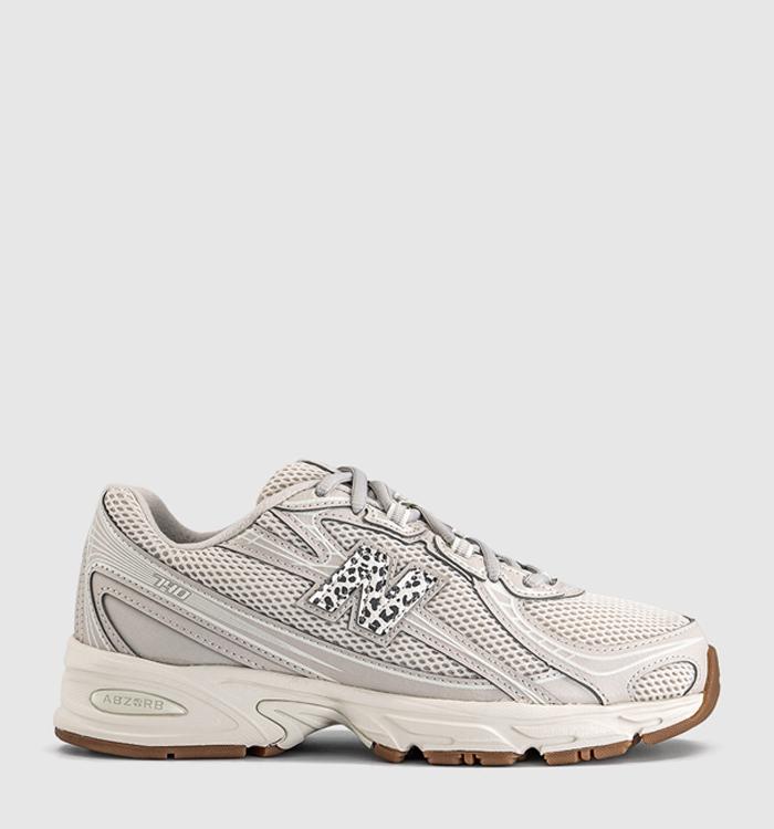 New Balance 740 V2 Trainers Moonbeam Sea Salt Leopard