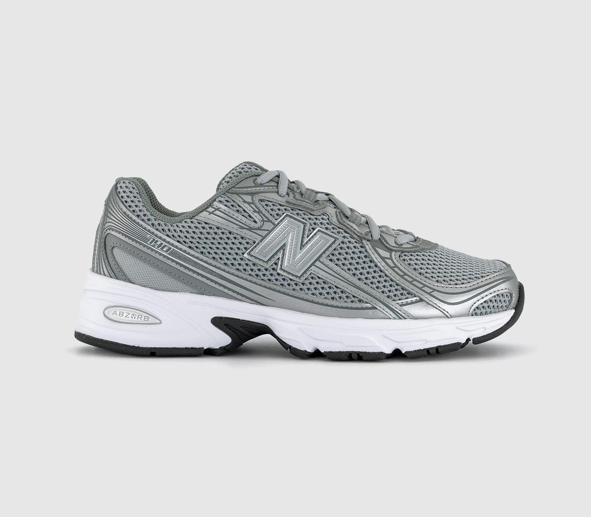 New Balance Womens 740 Trainers Silver White Multi, 4.5