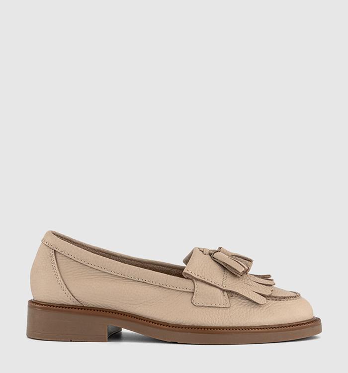 OFFICE Fizzy Tassel Fringe Loafers Off White