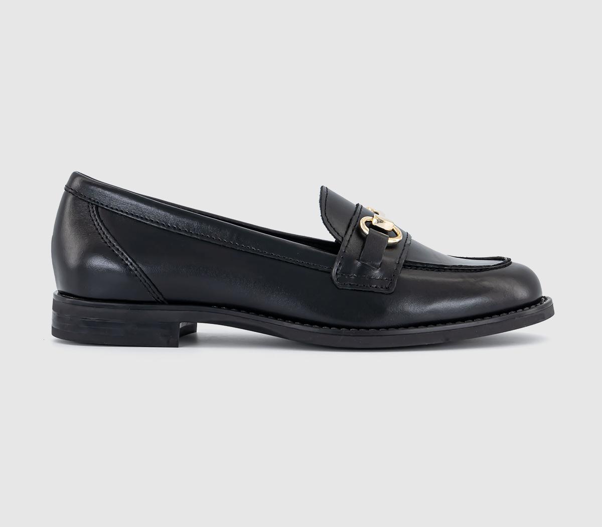 OFFICEFountain Trim Tassel LoafersBlack Leather