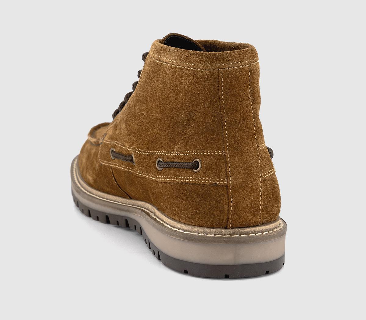 OFFICEBryson Suede Apron Boots OFFICEBryson Suede Apron BootsTan Suede