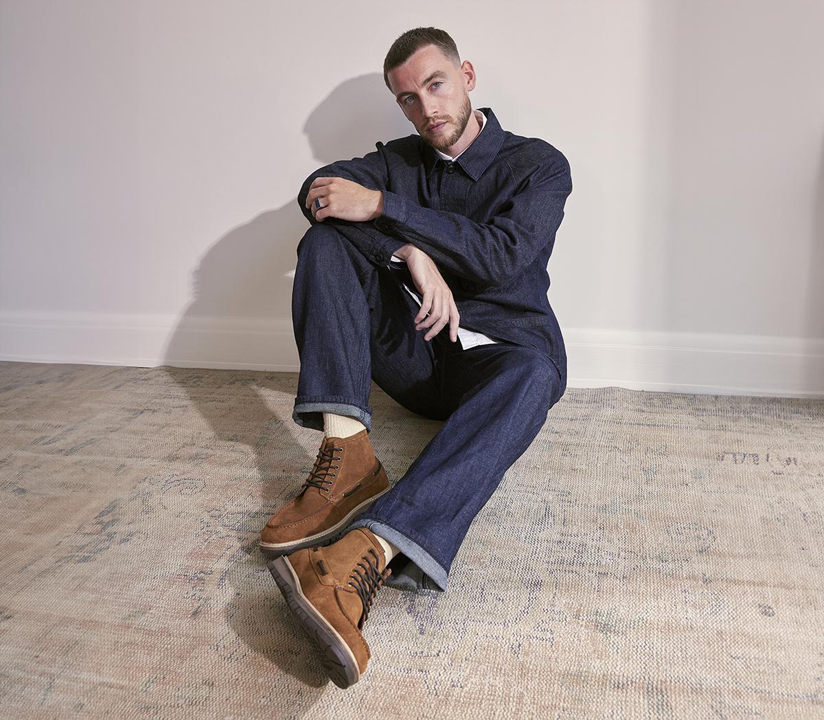 OFFICEBryson Suede Apron Boots OFFICEBryson Suede Apron BootsTan Suede