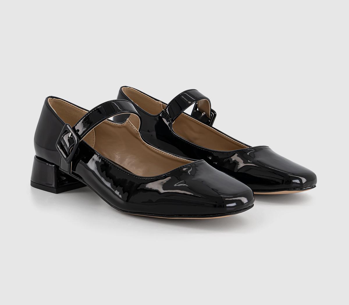 OFFICE Fujio Patent Mary Janes OFFICE Fujio Patent Mary Janes Black