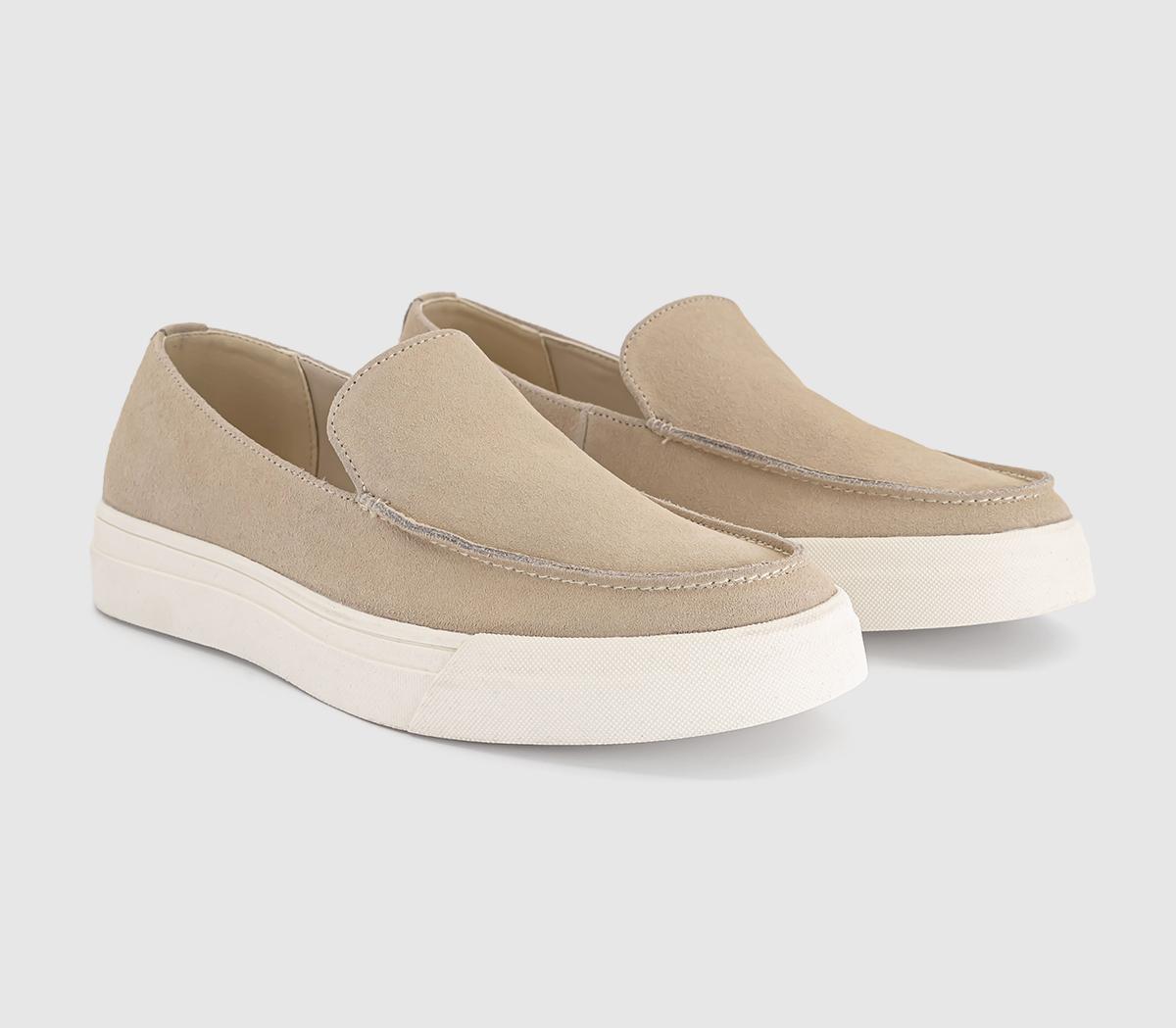OFFICEConnell Slip On Cupsole Trainers OFFICEConnell Slip On Cupsole TrainersBeige Suede