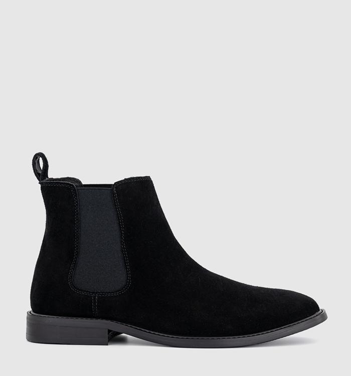 OFFICE Broadway Chelsea Boots Black Suede